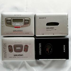 [ junk ]SONY Walkman 4 pcs summarize WM-509 WM-FX999 WM-GX655 WM-EX622 cassette Walkman 