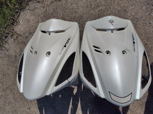 アドレスV125S　CF4MA　純正フロントカウル　傷、汚れ、破損箇所あり　ジャンク品　２点まとめて　引き取り限定　大阪