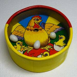 * Showa Retro toy various 4 piece collection *.. sphere . toy tin plate intellectual training toy 