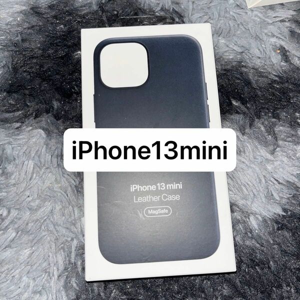 iPhone13 mini レザーケース　ミッドナイト　純正品