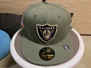 New Era Las Vegas Raiders 59FIFTY 8 アーミーグリーン ニューエラ キャップ ラスベガス レイダース NFL ヤンキース Dodgers 大谷翔平