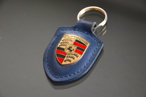 PORSCHE Porsche k rest оригинальный брелок для ключа кольцо для ключей темно-синий 