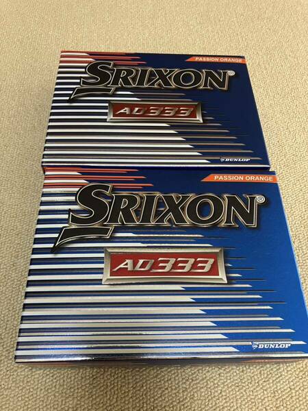 SRIXON スリクソン AD333 パッションオレンジ　2ダース