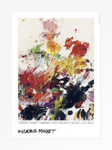  rhinoceros *tu on b Lee [ exhibition viewing . poster Untitled] Cy Twombly