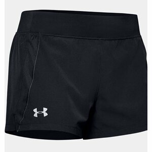 ★ Under Armour★ Новые LG UA Qualified Speed Pocket Шорты Черный/Угольно-серые/Светоотражающие 