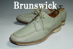 DSC6484◆驚愕の2999円～完全売り切り！Brunswick◆vintageレザー/ボーリング/シューズ/28㎝/ロー/高級レザー！熟練の職人技巧！高級革靴！