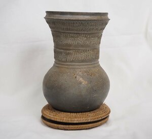【金富士】5世紀末～6世紀　須恵器壺　自然釉あり　発掘品 出土品 須恵器　