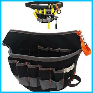 18バッグ付き 作業袋 /フレーマー/大工/電気技師用/1200Dバリスティックナイロン ツールベルトサスペンダー 工具袋 腰袋