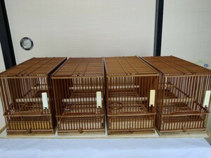  bird cage bird . bamboo made mejiro antique retro bamboo skill ug chair 