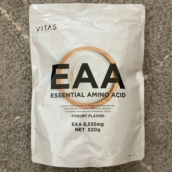 【新品未開封】 VITAS EAA バイタス ヨーグルト風味 520g 必須アミノ酸 