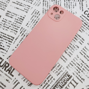 ★ iPhone 14Plus シリコンケース [09] ピンク (4)