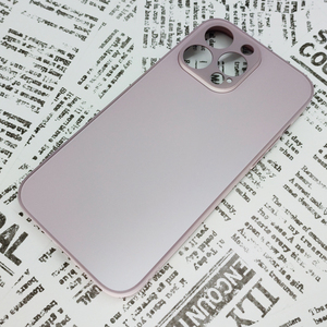 * iPhone 14ProMax glass the back side silicon case [26] lavender (3)