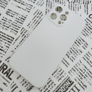 * iPhone 14ProMax silicon case [05] white (3)