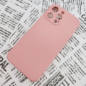 * iPhone 14ProMax silicon case [09] pink (3)