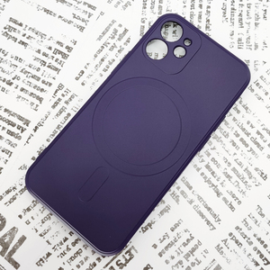 * iPhone 12mini MagSafe silicon case [13] purple (5)