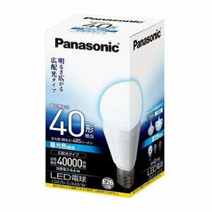 パナソニック　LED電球　昼光色　40W形相当　広配光タイプ　LDA7D-G/K40/W　E26口金　485LM　消費電力6.6W　LDA7DGK40W　1個　新品