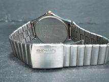 SEIKO セイコー SPIRIT スピリット 5P32-6B30 アナログ クォーツ 腕時計 ホワイト文字盤 デイトカレンダー メタルベルト 新品電池交換済み_画像6