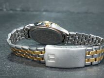 TISSOT ティソ PR50 J134/234K アナログ クォーツ 腕時計 ゴールド文字盤 デイトカレンダー メタルベルト スモールサイズ 新品電池交換済み_画像6