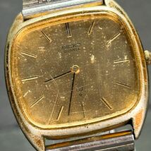 1970年代製 SEIKO セイコー QUARTZ クオーツ 7820-5020 腕時計 クオーツ アナログ ゴールド 諏訪精工舎 メンズ ステンレス 新品電池交換済_画像1