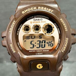 CASIO カシオ G-SHOCK mini ジーショックミニ GMN-692-5B 腕時計 クオーツ デジタル 多機能 ステンレススチール ブラウン 動作確認済みの画像3