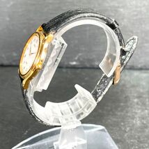 SEIKO セイコー SPIRIT スピリット 4N20-0970 腕時計 クオーツ アナログ ステンレススチール レザーベルト 2針 ラウンド ホワイト文字盤_画像6