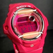 CASIO カシオ Baby-G ベビージー カラーディスプレイシリーズ BG-169R-4 腕時計 デジタル クオーツ ピンク カレンダー 新品電池交換済み_画像2