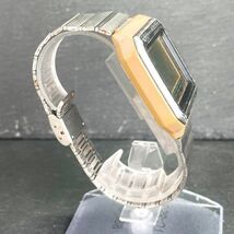 CASIO カシオ DETABANK データバンク VDB-1000 腕時計 デジタル クオーツ タッチスクリーン スクエア シルバー ステンレススチール メンズ_画像5