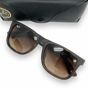 Ray-Ban RayBan солнцезащитные очки очки I одежда мода бренд с футляром Justin RB4165F JUSTIN CLASSIC Brown 