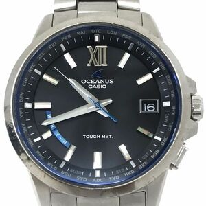 CASIO カシオ OCEANUS オシアナス OCW-T150-1A 腕時計 電波ソーラー タフソーラー マルチバンド6 チタン ウェーブセプター 動作確認済 箱付