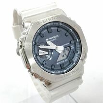 美品 CASIO カシオ G-SHOCK ジーショック プレシャスハートセレクション GM-2100WS-7AJF 腕時計 クオーツ アナデジ 箱付き 動作確認済み_画像4