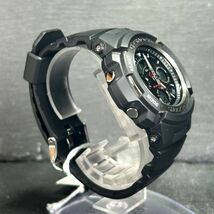 新品 CASIO カシオ G-SHOCK ジーショック AW-590-1AJF 腕時計 クオーツ アナデジ 多機能 ブラック×レッド ステンレススチール メンズ_画像5