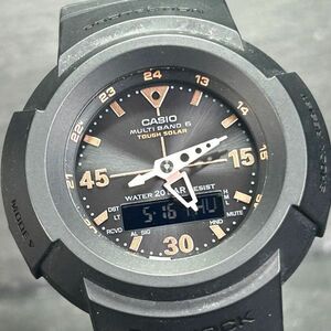 美品 CASIO カシオ G-SHOCK ジーショック AWG-M520G-1A9JF 腕時計 タフソーラー アナデジ 電波ソーラー 多機能 ステンレス 動作確認済み