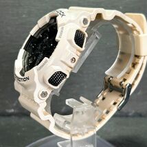 CASIO カシオ G-SHOCK ジーショック GA-110GW-7A 腕時計 クオーツ アナデジ 多機能 ホワイト 白 メンズ ラバーベルト 新品電池交換済み_画像6