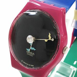  new goods SWATCH Swatch Crystal Surprise crystal sa prize AG1993 GZ129 wristwatch colorful new goods battery replaced operation verification ending box attaching 