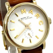 MARC BY MARC JACOBS マークバイマークジェイコブス Baker MBM1317 腕時計 クオーツ アナログ ラウンド 新品電池交換済 動作確認済 箱付_画像1