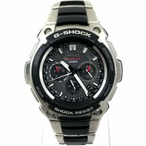 CASIO カシオ G-SHOCK ジーショック MT-G MTG-1200-1AJF 腕時計 ソーラー タフソーラー アナログ カレンダー マルチバンド6 動作確認済み_画像2