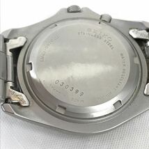 SEIKO セイコー 腕時計 5M63-0B20 KINETIC キネティック 自動巻き アナログ ラウンド ブラック シルバー カレンダー シンプル 動作確認済み_画像5