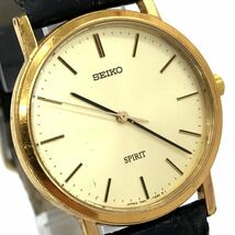 SEIKO セイコー SPIRIT スピリット 7N01-7060 腕時計 クオーツ アナログ ゴールド コレクション ヴィンテージ 新品電池交換済み 動作確認済_画像1