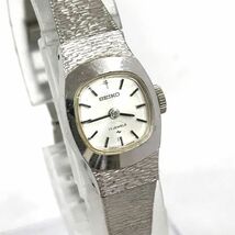 SEIKO セイコー 腕時計 11-3380 手巻き 機械式 17石 アナログ シルバー ヴィンテージ コレクション 亀戸精工舎 1979年製 動作確認済_画像4