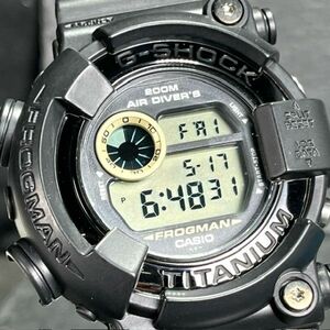  super-beauty goods CASIO G-SHOCK Casio ji- shock FROGMAN Frogman MEN IN BLACK DW-8200BM-1T quartz wristwatch 200M waterproof titanium digital 
