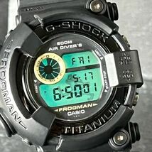 超美品 CASIO G-SHOCK カシオ ジーショック FROGMAN フロッグマン MEN IN BLACK DW-8200BM-1T クォーツ 腕時計 200M防水 チタン デジタル_画像4