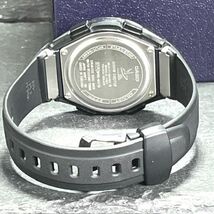 美品 CASIO カシオ WAVE CEPTOR ウェーブセプター WVQ-M410-1A 電波ソーラー 腕時計 ブラック アナログ クロノグラフ カレンダー_画像7