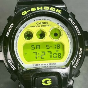 CASIO Casio G-SHOCKji- shock Crazy Colors CRAZY COLORZ DW-6900CS-1 wristwatch ko-tsu digital green analogue 