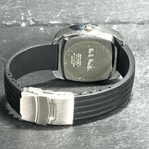 Paul Smith ポールスミス 腕時計 自動巻き ブラック スクエア 3針 8220-824709 ステンレス アナログ メンズ ブランド メタル 動作確認済み_画像7
