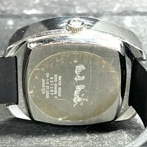 Paul Smith ポールスミス 腕時計 自動巻き ブラック スクエア 3針 8220-824709 ステンレス アナログ メンズ ブランド メタル 動作確認済み_画像8