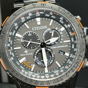 新品 シチズン プロマスター CITIZEN PROMASTER SKY スカイ エコドライブ ソーラー電波 腕時計 CB5007-51H クロノグラフ ブラック