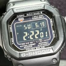 美品 CASIO G-SHOCK カシオ ジーショック GW-M5610BC-1JF ソーラー電波 腕時計 アナログ デジタル ブラック マルチバンド6 メンズ_画像1