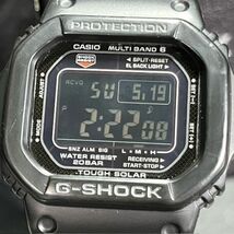 美品 CASIO G-SHOCK カシオ ジーショック GW-M5610BC-1JF ソーラー電波 腕時計 アナログ デジタル ブラック マルチバンド6 メンズ_画像3
