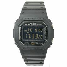 CASIO カシオ G-SHOCK ジーショック DW-5600P 腕時計 クオーツ デジタル スクエア ブラック 樹脂ベルト 動作確認済み_画像2