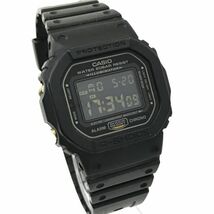 CASIO カシオ G-SHOCK ジーショック DW-5600P 腕時計 クオーツ デジタル スクエア ブラック 樹脂ベルト 動作確認済み_画像4